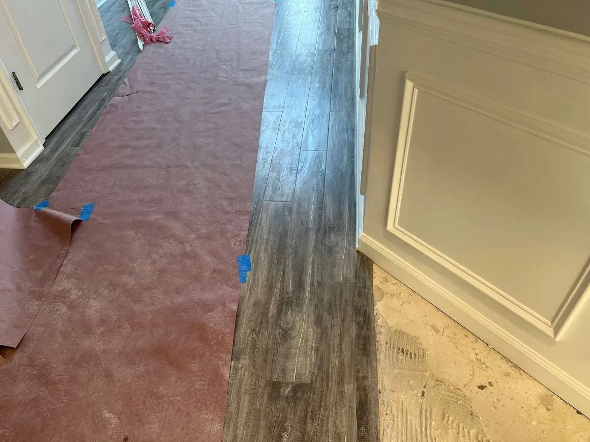 Completed marble shower restoration in Colonial Heights